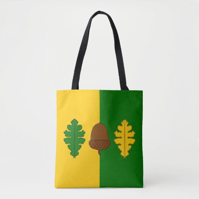 Bolso De Tela Insignia de población rica (Anverso)