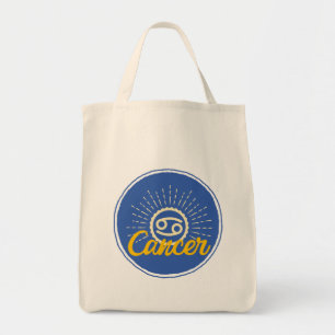 Bolso De Tela Insignia de Rótulo de cáncer