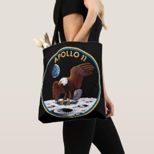 Bolso De Tela Insignia del Apolo 11