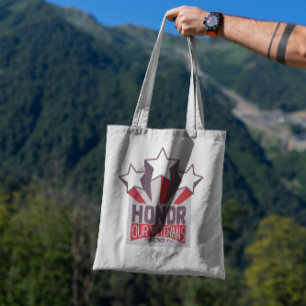 Bolso De Tela Insignia vintage del Día de los Veteranos