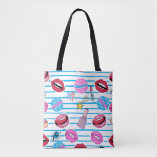 Bolso De Tela insignias de parche personalizado: arte pop.