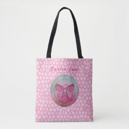 Bolso De Tela Inspira 'Conviértete en el Cambio' Mariposa Mosaic