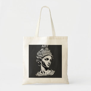 Bolso De Tela Inspiración de contorno blanco y negro de Bag entu