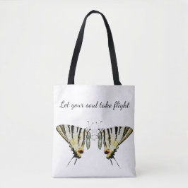 Bolso De Tela Inspiración de mariposa Tote Bag
