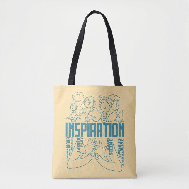 Bolso De Tela Inspiración - Diseño ASL (Anverso)