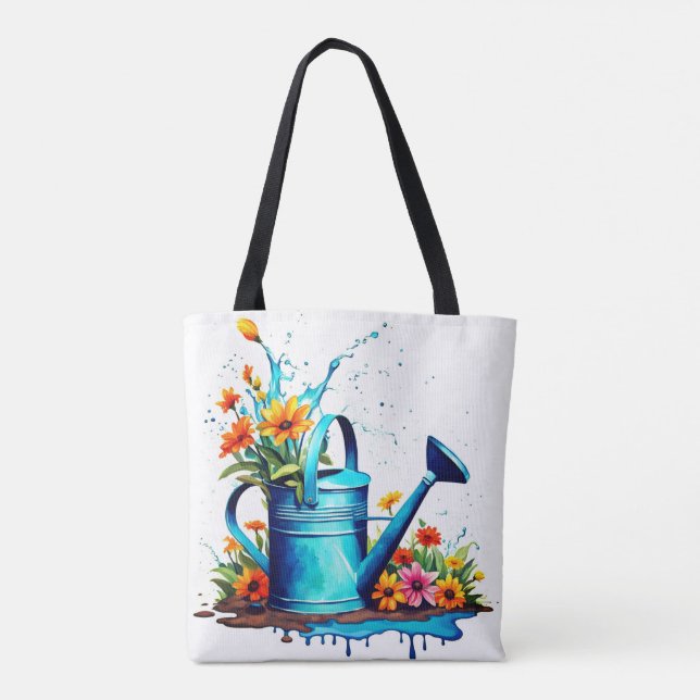 Bolso De Tela Inspiración en los jardines (Reverso)