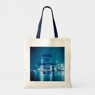 Bolso De Tela Inspiración esperanza cita el Funda de fondo de la