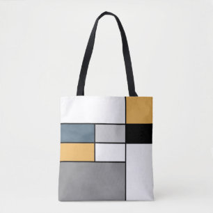 Bolso De Tela Inspiración mondriana
