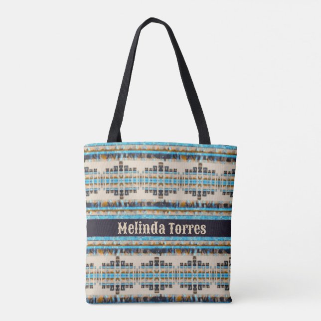 Bolso De Tela Inspirado en el Boho Southwest (Reverso)