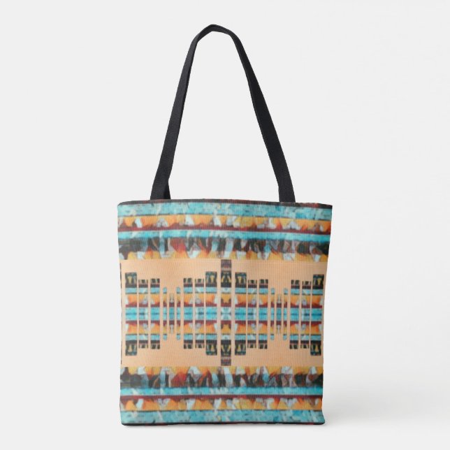 Bolso De Tela Inspirado en el Boho Southwest (Reverso)