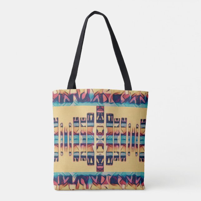 Bolso De Tela Inspirado en el Boho Southwest (Reverso)