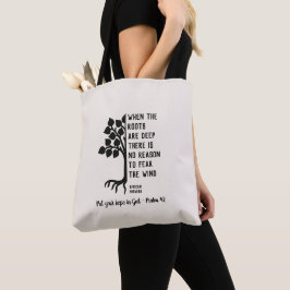 Bolso De Tela Inspirador CUANDO LAS RAÍCES SON Personalizados PR