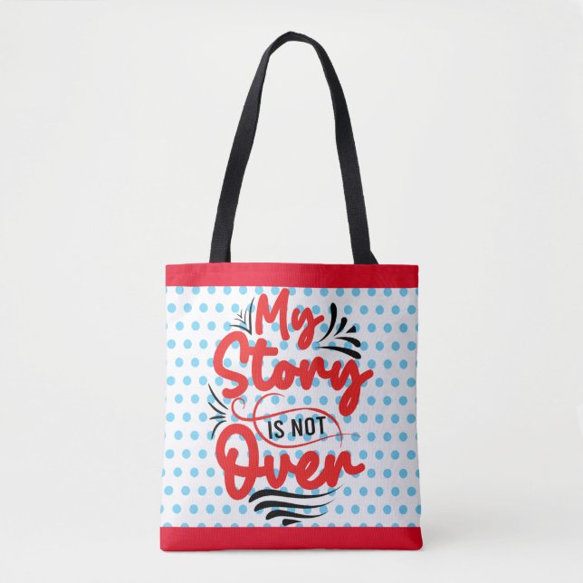 Bolso De Tela Inspirador no terminado (Anverso)
