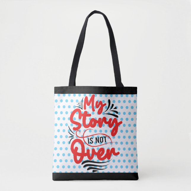 Bolso De Tela Inspirador no terminado (Anverso)