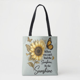 Bolso De Tela inspirador Sé el girasol/sol