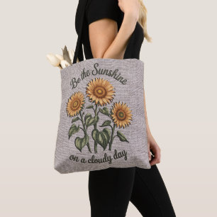 Bolso De Tela Inspirador Sea La Cita/Sublimación Del Sol