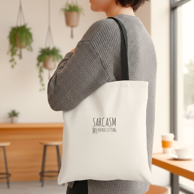 Bolso De Tela Inspirational funny  quote humor typography  (Subido por el creador)