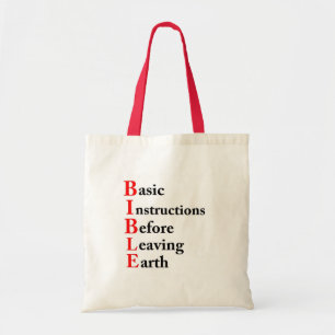 Bolso De Tela Instrucciones Básicas BIBLES Antes