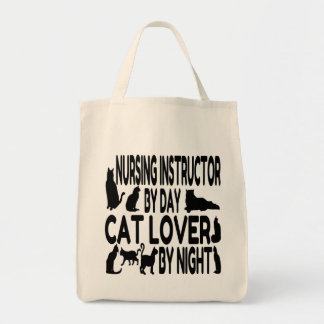 Bolso De Tela Instructor de Enfermería de Cat Lover