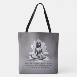 Bolso De Tela Instructor de Meditación de Yoga Maestro de Reiki 