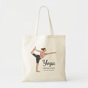 Bolso De Tela Instructor de Yoga Bailarín en Posición Profesor N