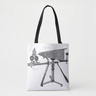 Bolso De Tela INSTRUMENTO Científico Antiguo Microscopio del Sig