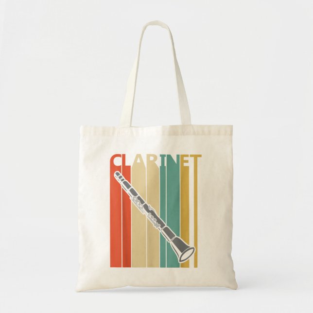 Bolso De Tela Instrumento de música clarinete2 (Frente)
