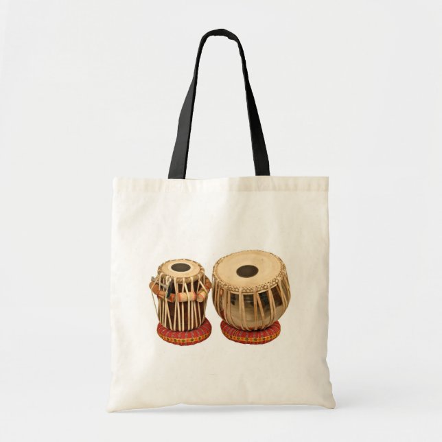 Bolso De Tela Instrumento de percusión indio determinado hermoso (Frente)