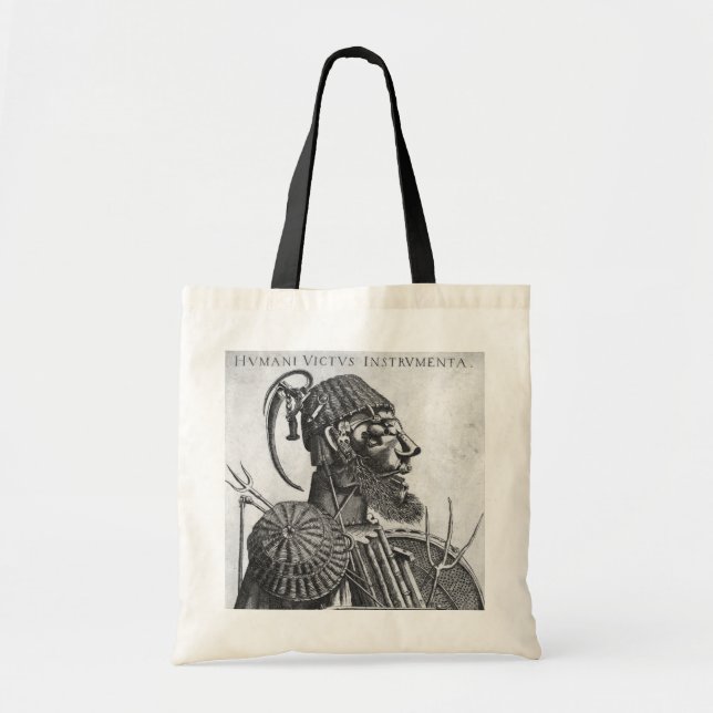 Bolso De Tela Instrumentos de sustento humano, Arcimboldo (Frente)