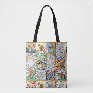 BOLSO DE TELA INSTRUMENTOS MUSICALES DE REPRODUCCIÓN MEDIEVAL BE