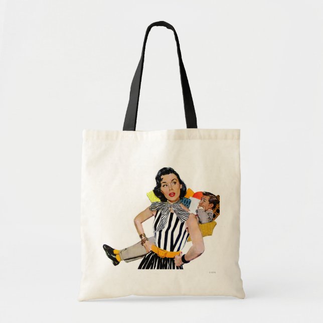 Bolso De Tela Insulted de señora Was (Frente)