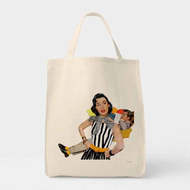 Bolso De Tela Insulted de señora Was (Frente)