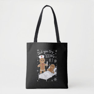 Bolso De Tela ¿Intentó Ichar La Cocina De Navidades De Enfermera