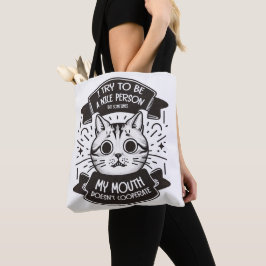 Bolso De Tela Intento Ser Una Persona Agradable