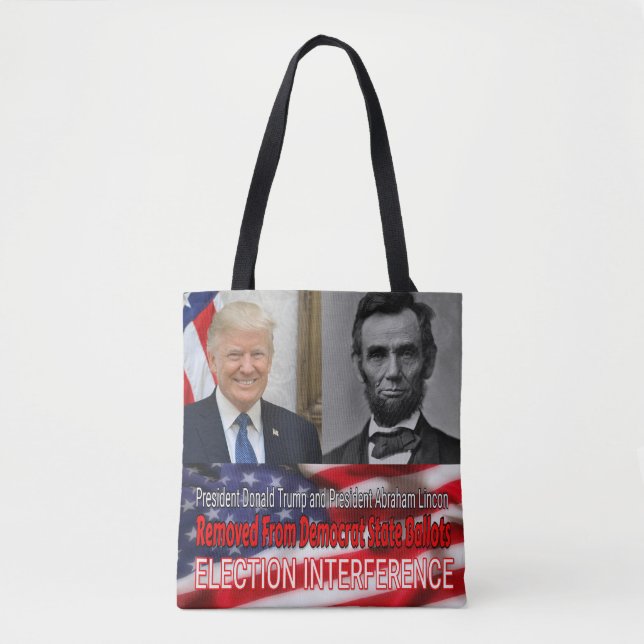 Bolso De Tela Interferencia electoral (Anverso)