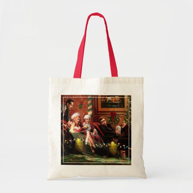 Bolso De Tela Interludio del navidad (Frente)