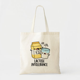 Bolso De Tela Intolerancia a la lactosa Pun de leche divertida