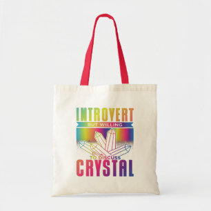 Bolso De Tela Introvertido pero dispuesto a discutir el cristal