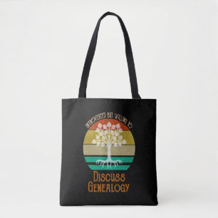 Bolso De Tela Introvertido Pero Dispuesto A Discutir La Genealog