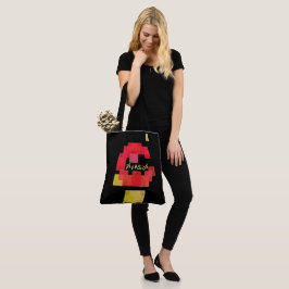 Bolso De Tela Invasores vs Tetris