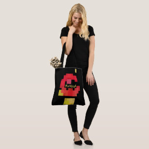 Bolso De Tela Invasores vs Tetris