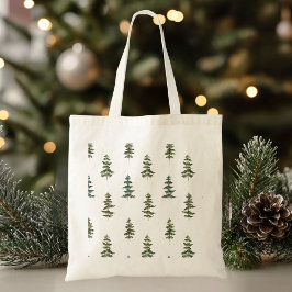 Bolso De Tela Invierno de moda | Patrón de árbol de Navidad