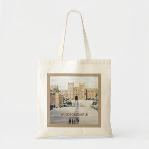 Bolso De Tela Invierno en el Castillo de Windsor por Farida Gree