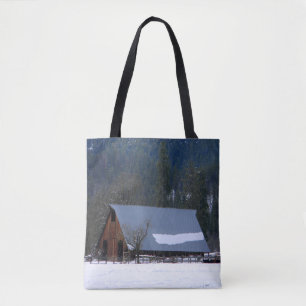 Bolso De Tela Invierno en las montañas......
