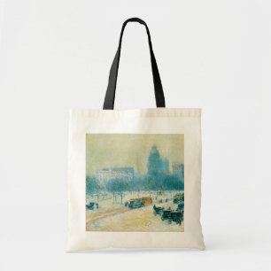 Bolso De Tela Invierno en Union Square de Frederick Childe Hassa