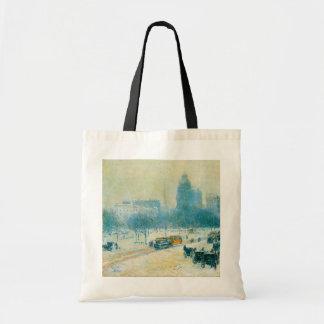Bolso De Tela Invierno en Union Square de Frederick Childe Hassa