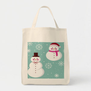 Bolso De Tela Invierno festivo delicioso de nieve rosa helado