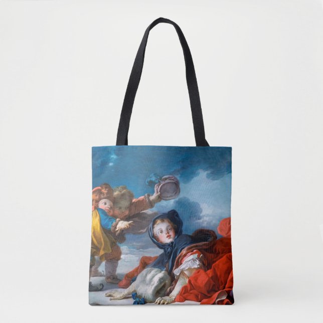 Bolso De Tela Invierno, Fragonard (Anverso)