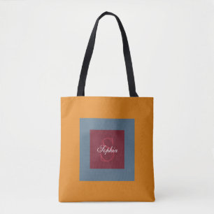 Bolso De Tela Invierno monograma personalizado