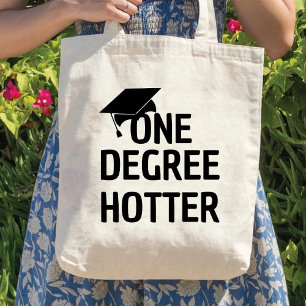 Bolso De Tela Invitación de graduación de humor con un grado más